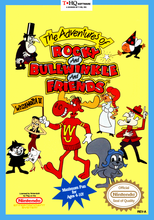 Adventures of Rocky and Bullwinkle and Friends, The (USA) box art